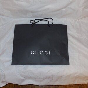 💯 Genuine Large GUCCI Empty Shopping Bag Tote Gift 18.5x14x7"